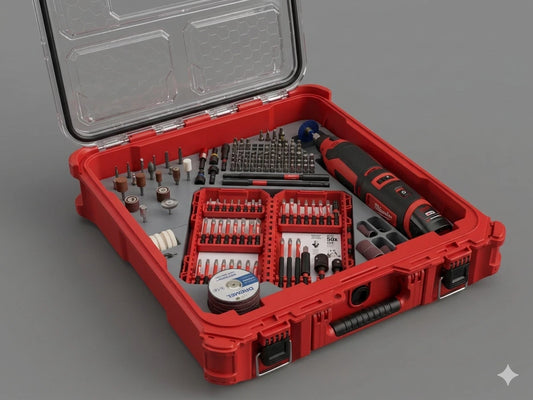 Milwaukee M12 Brushless Rotary Tool Organizer Tray - Packout Insert - 3D Printed