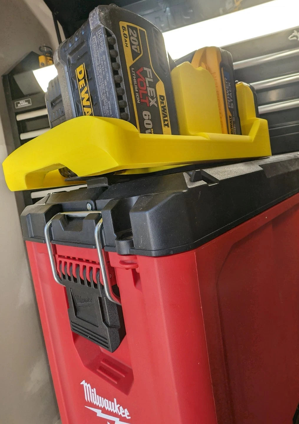 dewalt 6x battery storage- packout ready