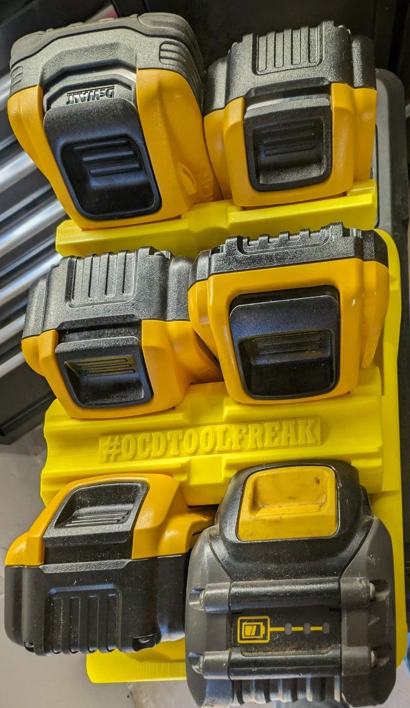 dewalt 6x battery storage- packout ready
