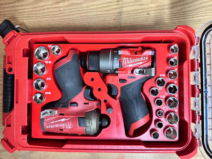 M12 Fuel Drill & Impact Combo Tray - Fits Milwaukee Packout - NO TOOLS INCLUDED