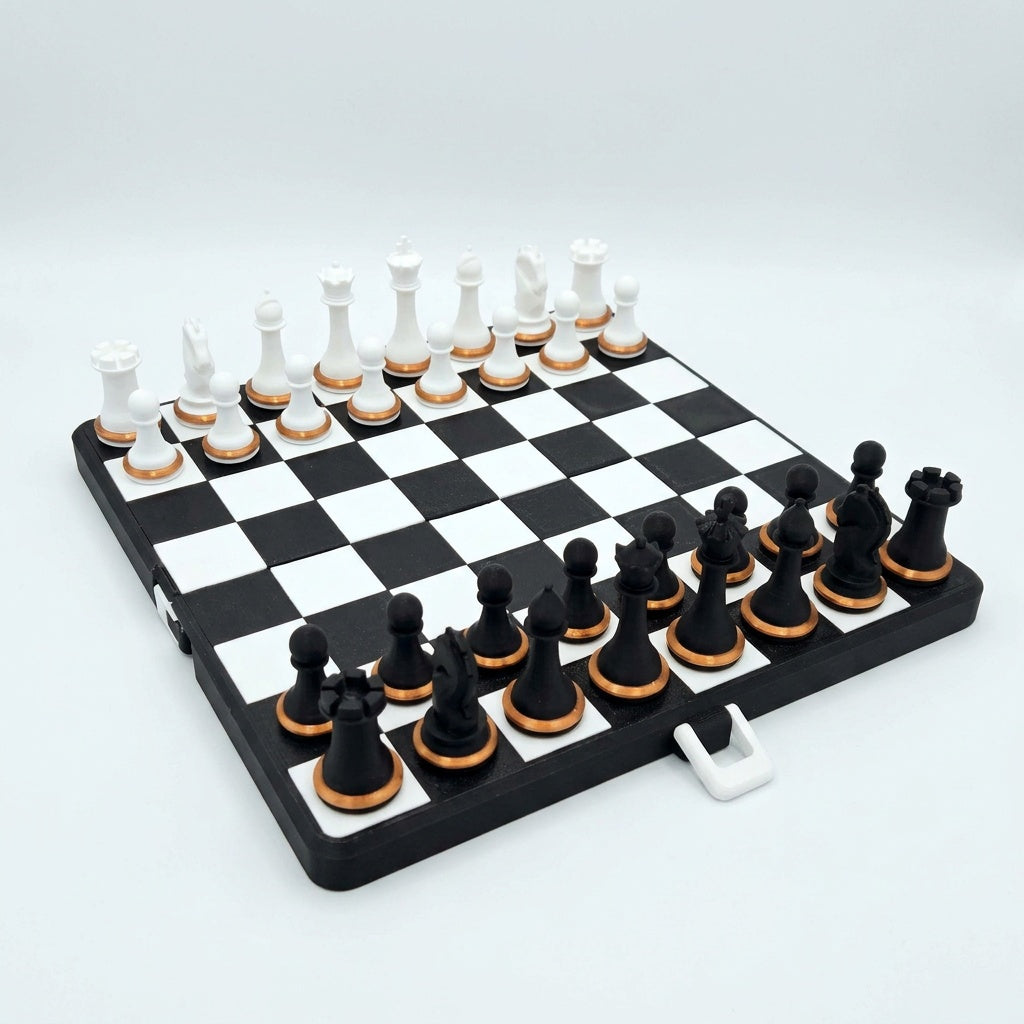 folding travel chess set