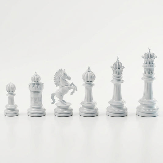 Mughals Chess Pieces Set
